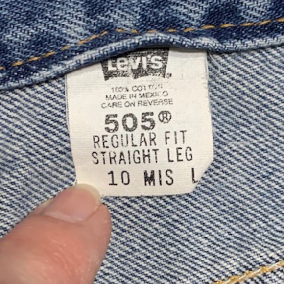Levi's 505 Straight Leg Size 10 - Picture 5 of 5